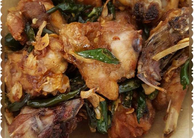 Ayam goreng cabe jahe