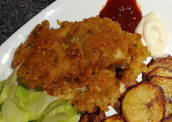 Kentucky Fried Chicken, KFC-s csirke otthon recept foto