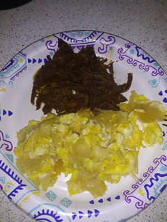 Una foto de Huevo con tortilla