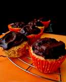 Muffins veganos de naranja y chocolate🍊🍫🧁