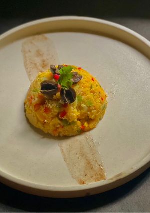 A picture of Mediterranean style Upma.