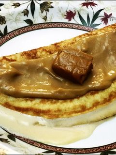 Una foto de Crepes de turrón 🥞🥂