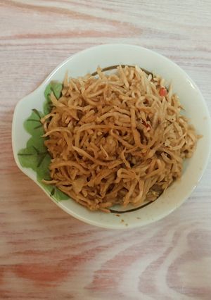 Hình của món Củ cải khô dầm dấm.