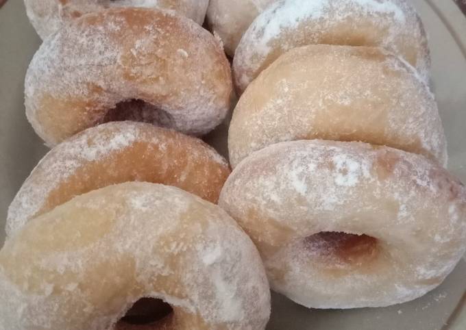 Donat ekonomis, no kentang,no telur,no susu ttp empuk dan lembut