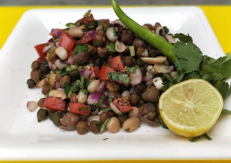 Steps to Prepare Homemade Panch Anaj Salad