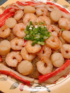 鮮蝦粉絲煲- 年菜 的食譜成品照片