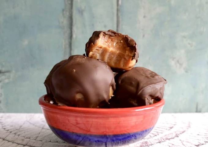 Peanut Butter Double Chocolate Truffles