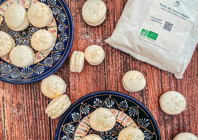 Macaron noix de coco de Les_recettes_de__Chloé - Cookpad