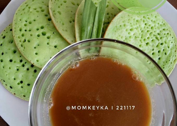 Resep Serabi Pandan Kinca Oleh Amelies Magic Kitchen Cookpad