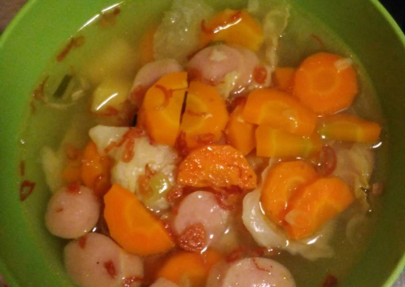 Sayur SOP kuah bakso