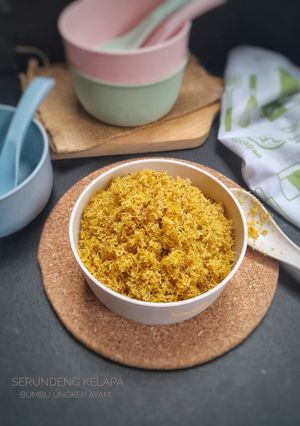 Foto resep Serundeng Kelapa Bumbu Ungkep Ayam
