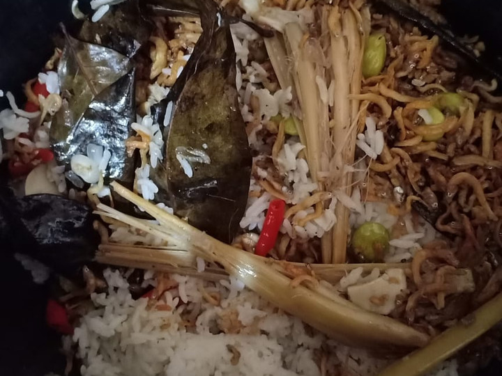 Cara Gampang Membuat Nasi liwet teri dan pete, Lezat Sekali