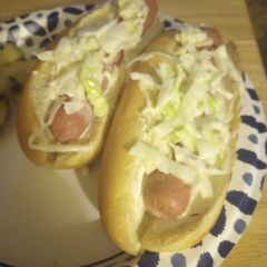 A picture of Coleslaw for a Slawdog.
