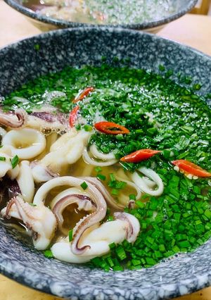 Hình của món Bánh canh Hẹ (miền Trung).