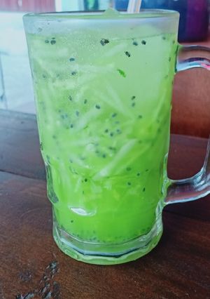Foto resep Es Timun serut selasih