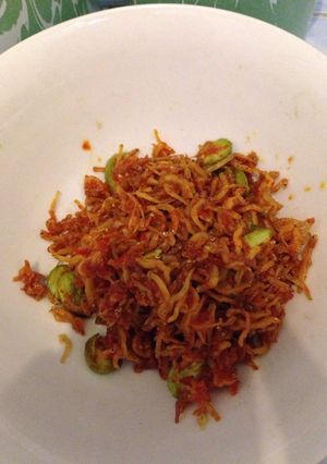 Foto resep Sambel Petai ikan teri