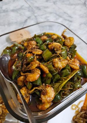 Foto resep Udang Tauco Cabai Hijau