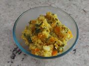 Una foto de couscous con calabaza
