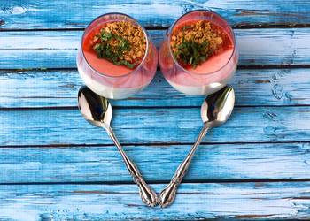 Ultimate Prepare Recipe Panna Cotta with Raspberry Coulis Most Delicious Ultimate Prepare Recipe Panna Cotta with Raspberry Coulis Most Delicious