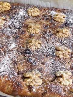 Una foto de Pastel de espelta y avena con manzana y licor de mandarina