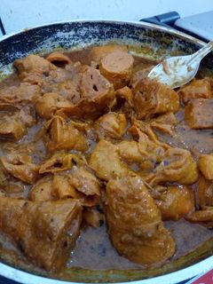 A picture of Amritsari Soya Chaap masala.