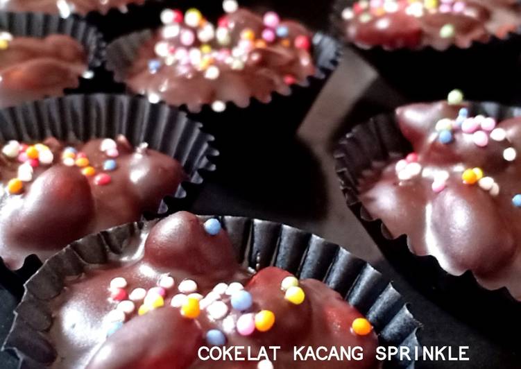 Cara Gampang Membuat Cokelat Kacang Sprinkle Enak dan Antiribet