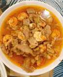 Tôm thịt kho đánh