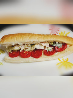 عکسی از دستور ساندویچ ژامبون