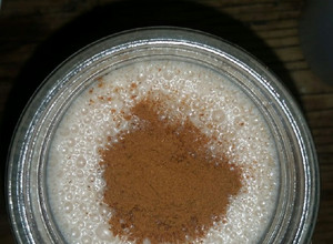 Una foto de Chocomilk con plátano y avena Fácil y rápido