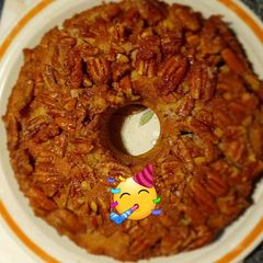 A picture of Pecan Upside Down Cake.