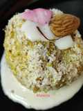 Oats Paneer sweet balls with instant Rabdi