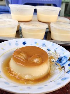 Hình của món Bánh Flan.