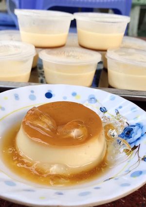 Hình của món Bánh Flan.