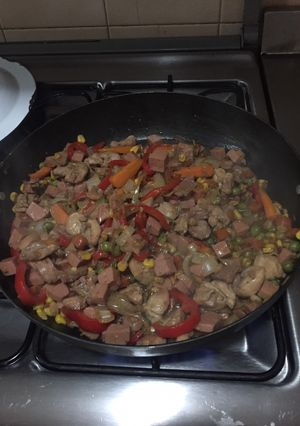 Una foto de Chopsuey mixto casero