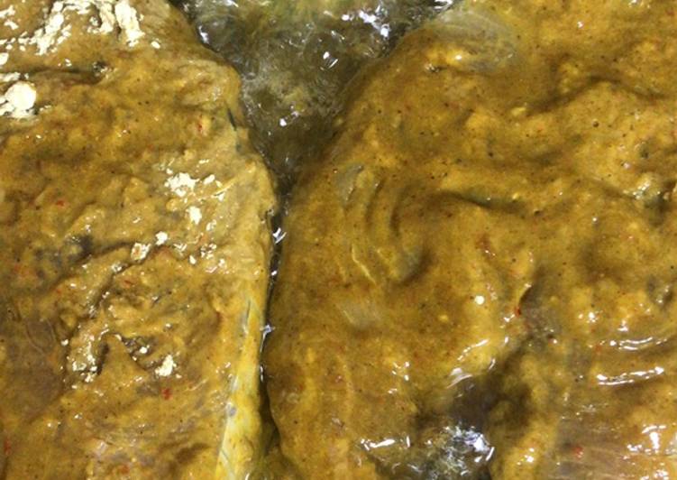 سمك مقلي مع رز بالماش