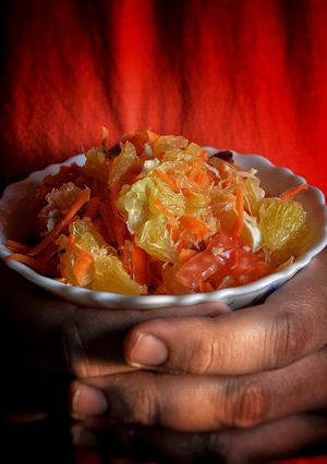 A picture of Carrot & Citrus vegetable Salad.