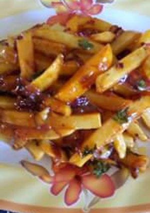 A picture of Chips Masala.