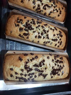 Una foto de Budín Chispas de chocolate
