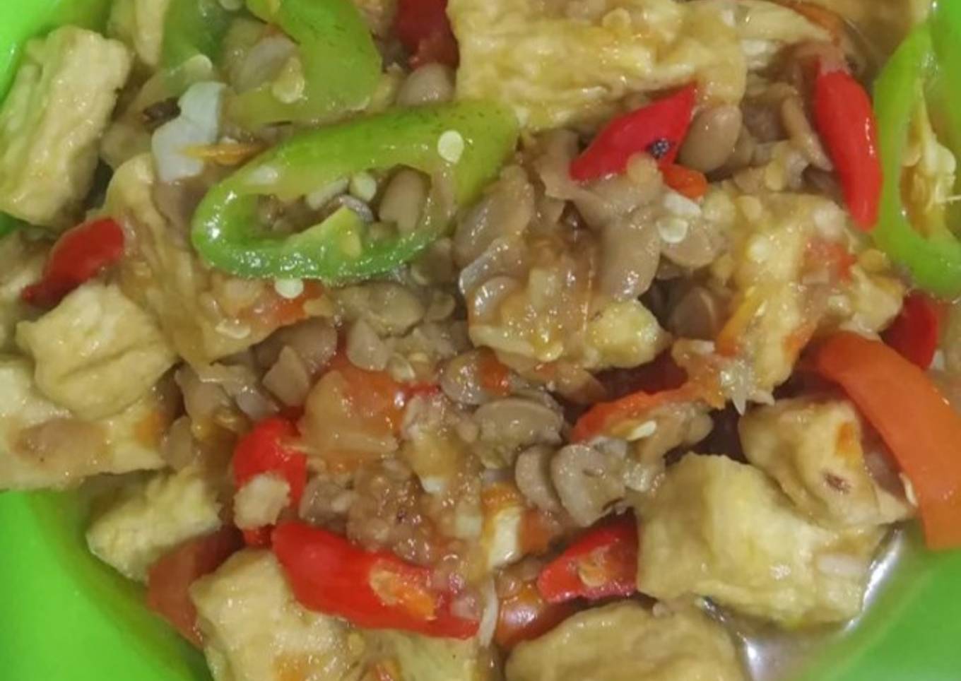 Tumis Tahu Tauco