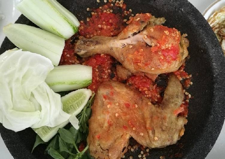 Resep Masakan Ayam Geprek - Rectangle Circle