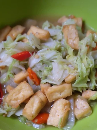 Langkah Mudah untuk Membikin Resep Tumis sawi putih tahu yang Enak Banget Anti Ribet, Menggugah Selera