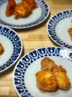 Una foto de Dum Aloo —Patatas al curry—