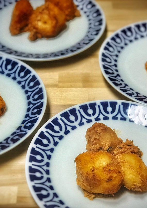 Una foto de Dum Aloo —Patatas al curry—