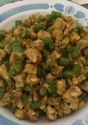 Foto resep Tumis Tempe Buncis Pedas
