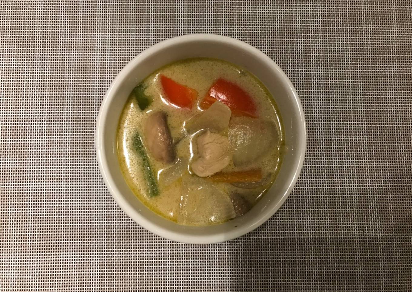 Curry tailandés verde (picante)