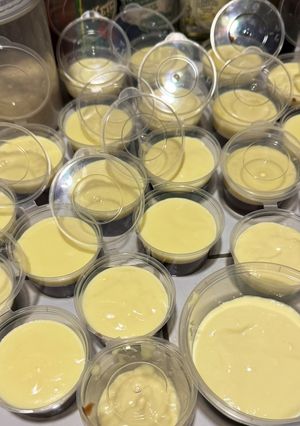 Foto resep Puding Cokelat vla vanilla
