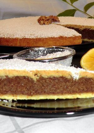 Perigord-i diós sütemény recept fotója
