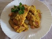 Una foto de receta de truchas a la almendra