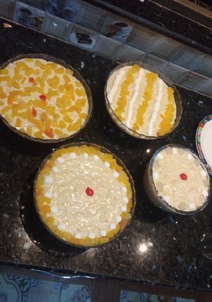 A picture of Pineapple custard.