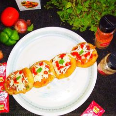 A picture of Pizza patty spicy.